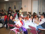 Au repas du 21 avril organisé par les familles d'accueil