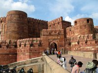 Le fort rouge, à Agra