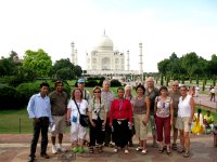 Visite du Taj Mahal, à Agra
