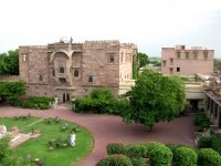 Le château hôtel Chanwa, à Luni, près de Jodhpur